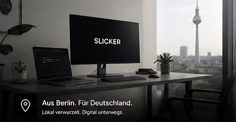 Slicker Arbeitsplatz in Berlin